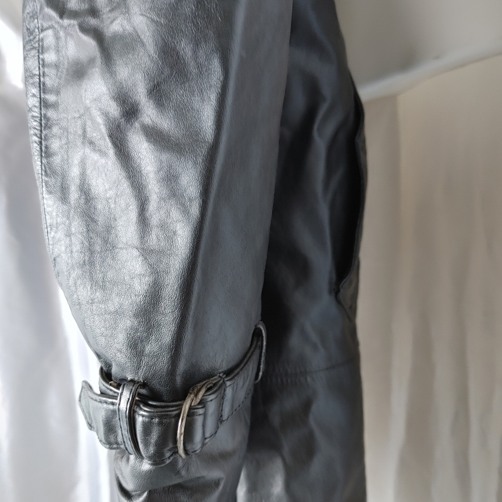 Vintage Wilson's leather long coat 44 - Picture 7 of 10